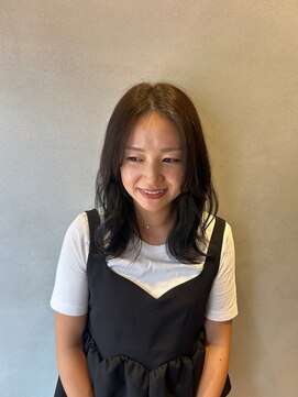 くびれヘア透明感カーキグレージュ0810