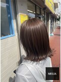 外ハネミディアム#浦和#美容院#南浦和#縮毛矯正#髪質改善#艶髪