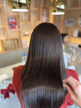 【極上の髪質改善】プレミアムカラーエステ/オリーブベージュ