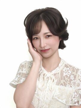 ステラ(Stella) 銀座ブローヘア。宣材サロモ編。ショートヘアセットVOL5.0