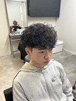 イーラ アメ村店(era)&nbsp;スペインカールパーマ/メンズ/刈り上げ/眉毛/ツイスト