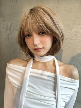 ベル 表参道Terrace(Belle) シャギーボブ/ローライト/アンブレラカラー/ルーツカラー　小澤