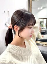 結んでも◎可愛いを最大限に引き出す顔周りカットが得意なサロン