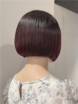 ザザ ZA/ZA 神楽坂&nbsp;モードなダークレッドボブ☆