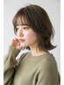 【平日☆生活応援♪】女性カット+ケアカラー+選べるトリートメント　￥8500～