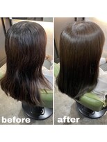 ロイル(Loeyle)&nbsp;髪質改善+ココアブラウン+綺麗髪カット