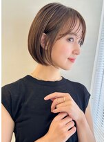 ミチオ ノザワ ヘアサロン ギンザ(Michio Nozawa HAIR SALON Ginza)&nbsp;小顔丸みボブ×似合わせカット【瀧上丈司】