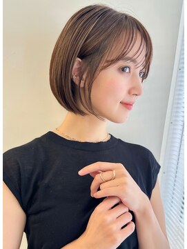 ミチオ ノザワ ヘアサロン ギンザ(Michio Nozawa HAIR SALON Ginza) 小顔丸みボブ×似合わせカット【瀧上丈司】