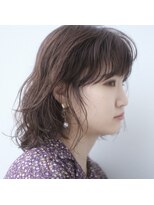 アリュメ 三重鈴鹿店(allum)&nbsp;アンニュイなスタイル。鈴鹿/白子/髪質改善/ベージュ
