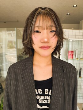 トーン(TONE) layer bob × highlight color