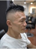 60代男前すっきり刈り上げショート