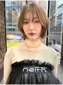 MINX宇都 ミルクベージュ くびれボブ