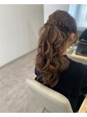 ポニーテールスタイル×ヘアアレンジ