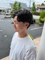 ザ グルーム(The Groom)&nbsp;メンズカット/センターパート/ニュアンスパーマ