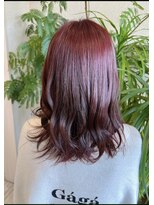 フゥカ 売市店(fuka)&nbsp;ミディアムスタイル×ワインレッドカラー　八戸