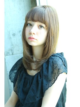 ナンバースリー 溝の口店(Number Three) ハネまとまるストレートヘア【NumberThreehairlounge溝の口 】