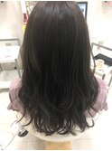 *暗髪×シースルーカラー*