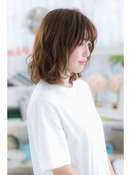 ヘアアンドビューティー ミック(Hair & Beauty miq) くせ毛風カール＊カジュアルフェミニンa