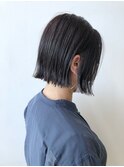 切りっぱなしボブ ×  ミニボブ