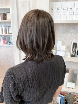 キャアリー(Caary) 福山市イルミナカラー人気caaryマットグレージュ