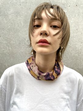 メゾンアミリ(Maison AmiLi) デザインカラー/オリーブベージュ/ウエットヘア【千葉／パーマ】