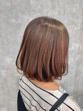 ノア 北浦和店(Noa) ピンクベージュ/ショートボブ/ショートヘア/カット＋カラー