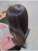 セミロングストレート