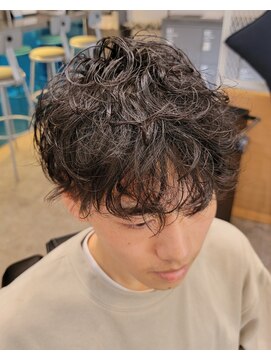 クオンヒール(QUON HEAL) マッシュ×無造作スパイラルパーマ