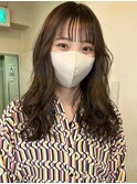 ブラウンカラー/シースルーバング/韓国ヘア/前髪あり［渋谷］