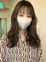 ヒート バイ アンカットラウンジ 渋谷(HEAT by UNCUT&LOUNGE)&nbsp;ブラウンカラー/シースルーバング/韓国ヘア/前髪あり［渋谷］