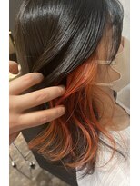 ナイン(N INE.)&nbsp;グレージュ×イヤリングオレンジ