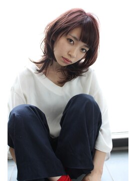 トゥーリ 長崎住吉店(tuuli) tuuli☆30代40代ペールベージュ切りっぱなしミディアム　113