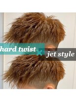 ダズルヘアラッシュ(DAZZLE hair RUSH) ハードツイストスパイラルパーマ×ジェットスタイル