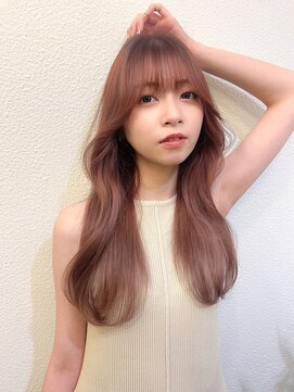 ボタン ハカタ(VOTAN hakata) 【ろみおStyle】上品なピンクカラーに韓国ヘア☆ミ