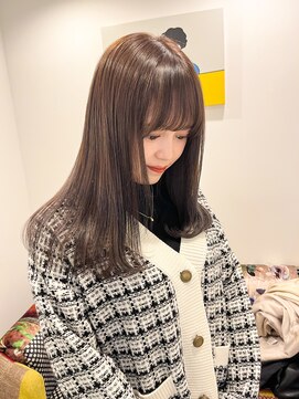 アンヘアー 元町三宮(UNHAIR) ナチュラルストレート×ニュアンスカラー