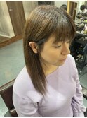 ナチュラル/セミロング/トリートメント/伸ばしたい/髪質改善