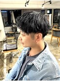 アイロンセットツイスパマッシュヘアショートマッシュかき上げ