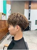 メンズツイストスパイラルパーマ☆ツーブロックスタイル