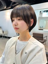 クルー(Creww KYOTO) 重くみせない丸みのショートボブ