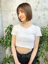 シー バイ ロンド 新宿(Sea by Lond)&nbsp;【福島】ココアブラウン小顔韓国風ミニボブ