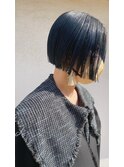 ネイビーブラック/ボブ