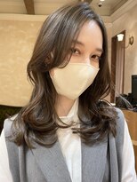 ビュートリアム265(BEAUTRIUM 265) ミディアム/くびれレイヤー/レイヤーカット/顔周りカット/銀座