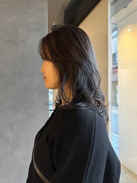 ソソ 与野(So/So) レイヤーカット/ハイライト/カーテンバング/顔周り