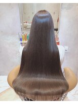 プアメリア 名古屋(Puamelia)&nbsp;トリートメント ブリーチなしダブルカラー 前髪縮毛矯正