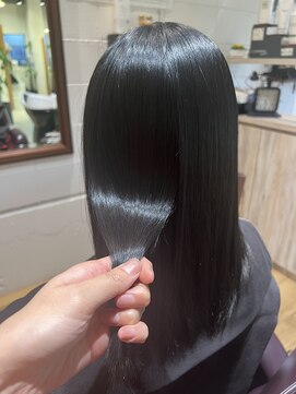 チアー ヘアリラクゼーション(cheer HAIRRELAXATION) 髪質改善トリートメント＋黒髪ミディアム