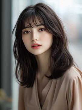 アルトリスト(Altruist Aging×HAIR&SPA) ★ダークアッシュ大人ガーリーボブ着物ミディアムレイヤーカット