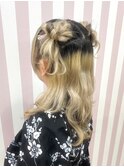 ガーリースタイル/心斎橋/ヘアメ/セットサロン