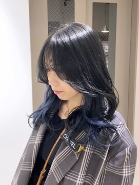 フレームプラス なんば駅前店(FRAME+) インナーネイビー/ブルーブラック