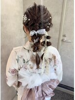 ネアー 新潟(NEER)&nbsp;リボンアレンジ＊あみ下ろしヘア