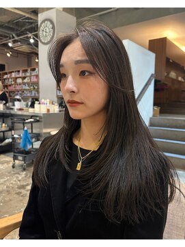 ノラ ヘアーサロン(NORA HAIR SALON) ロングレイヤーカット赤み消しカラー